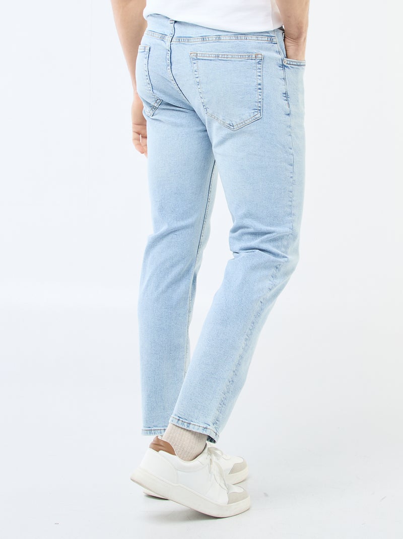 Calças de ganga slim  - L32 Azul - Kiabi