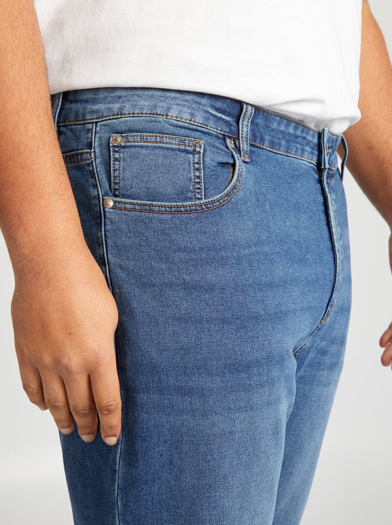 Calças de ganga slim  - L32 AZUL - Kiabi