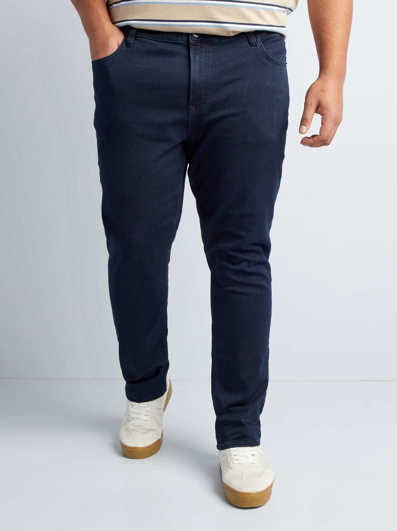 Calças de ganga slim  - L32 Azul Black - Kiabi