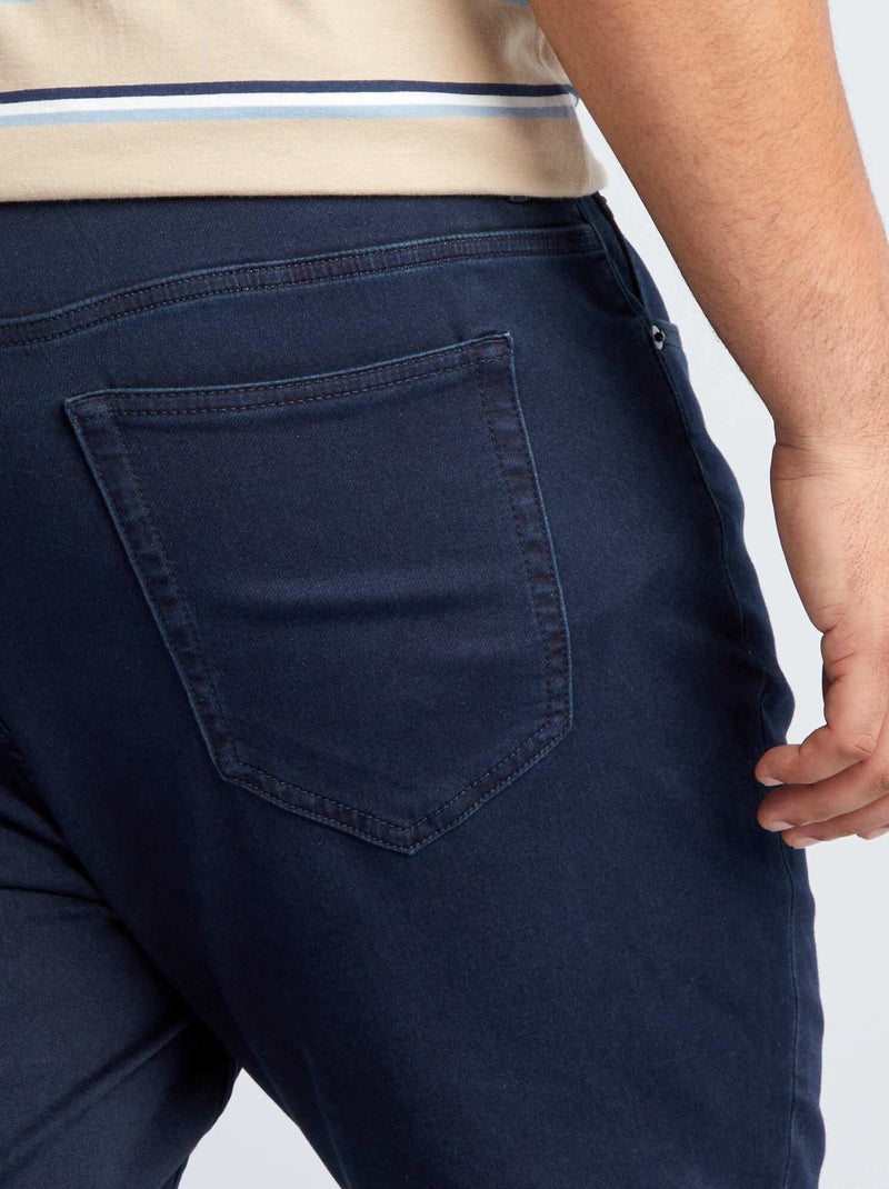 Calças de ganga slim  - L32 Azul Black - Kiabi