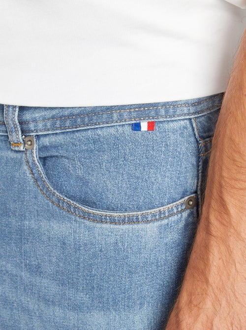 Calças de ganga slim com 5 bolsos - Fabricado em França - Kiabi