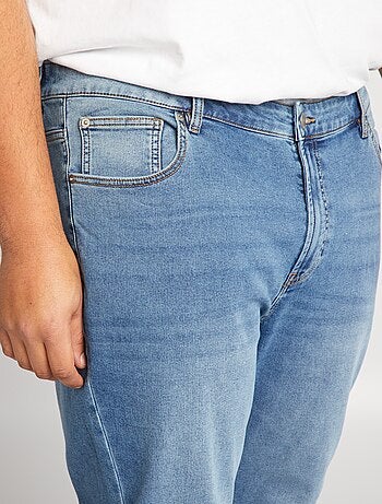 Calças de ganga slim com 5 bolsos - L30