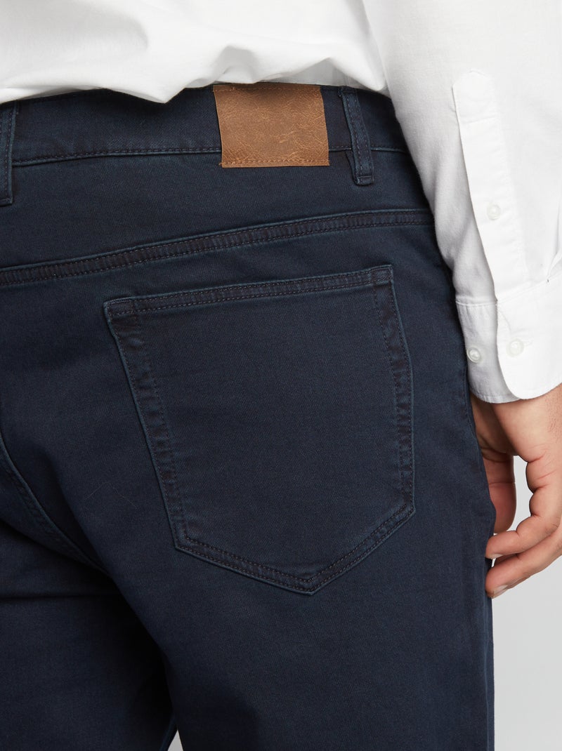 Calças de ganga slim com 5 bolsos - L30 AZUL - Kiabi