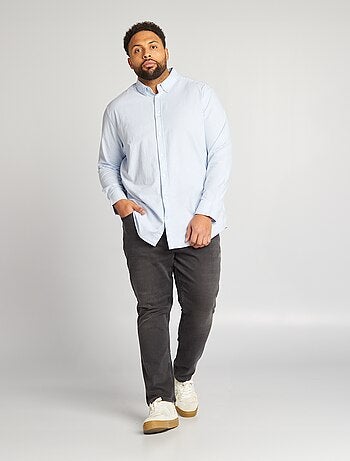 Calças de ganga slim com 5 bolsos - L30