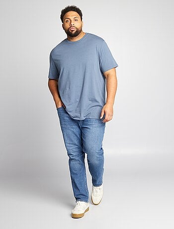 Calças de ganga slim com 5 bolsos - L32