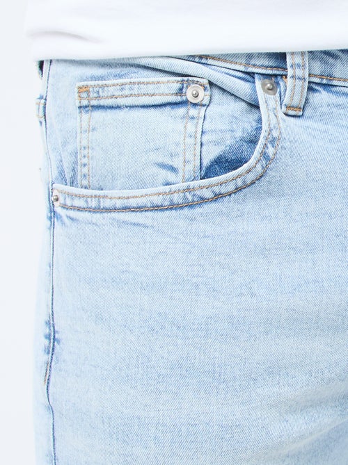 Calças de ganga slim com 5 bolsos - L34 - Kiabi