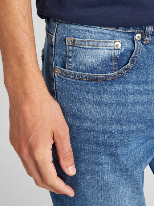 Calças de ganga slim com 5 bolsos - L34 - Kiabi