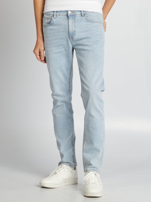 Calças de ganga slim com 5 bolsos - L34 - Kiabi