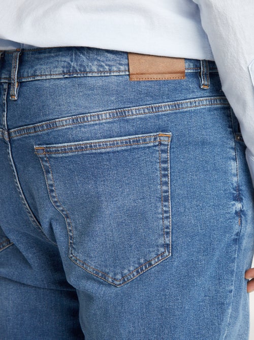 Calças de ganga slim com 5 bolsos - L34 - Kiabi