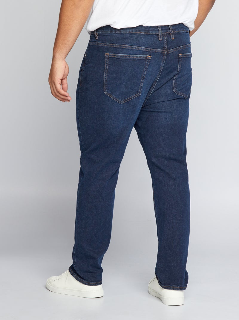 Calças de ganga slim com 5 bolsos - L34 AZUL - Kiabi