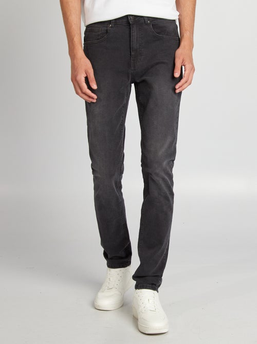 Calças de ganga slim com 5 bolsos - L34 - Kiabi