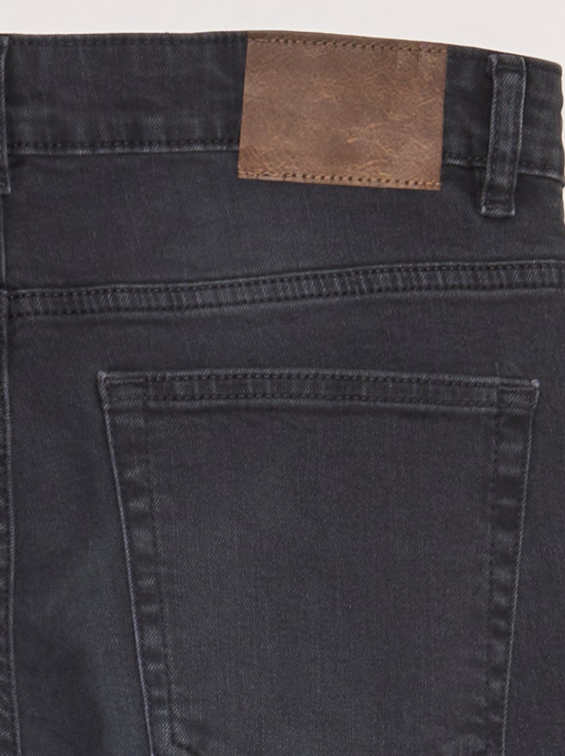 Calças de ganga slim com 5 bolsos - L34 CINZA - Kiabi