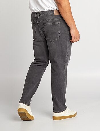Calças de ganga slim com 5 bolsos - L34
