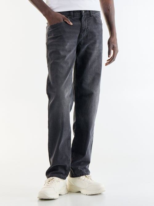 Calças de ganga slim com 5 bolsos - L34 - Kiabi Calças de ganga slim com 5 bolsos - L34 - Kiabi