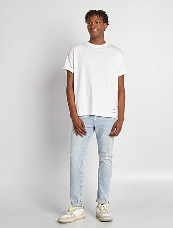 Calças de ganga slim com 5 bolsos