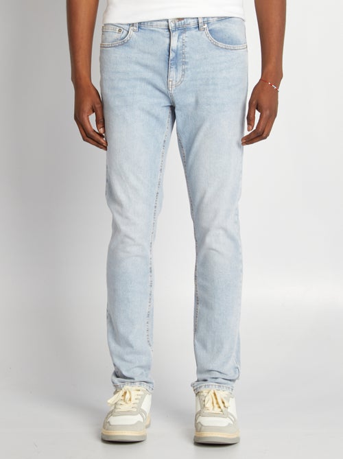 Calças de ganga slim com 5 bolsos - Kiabi