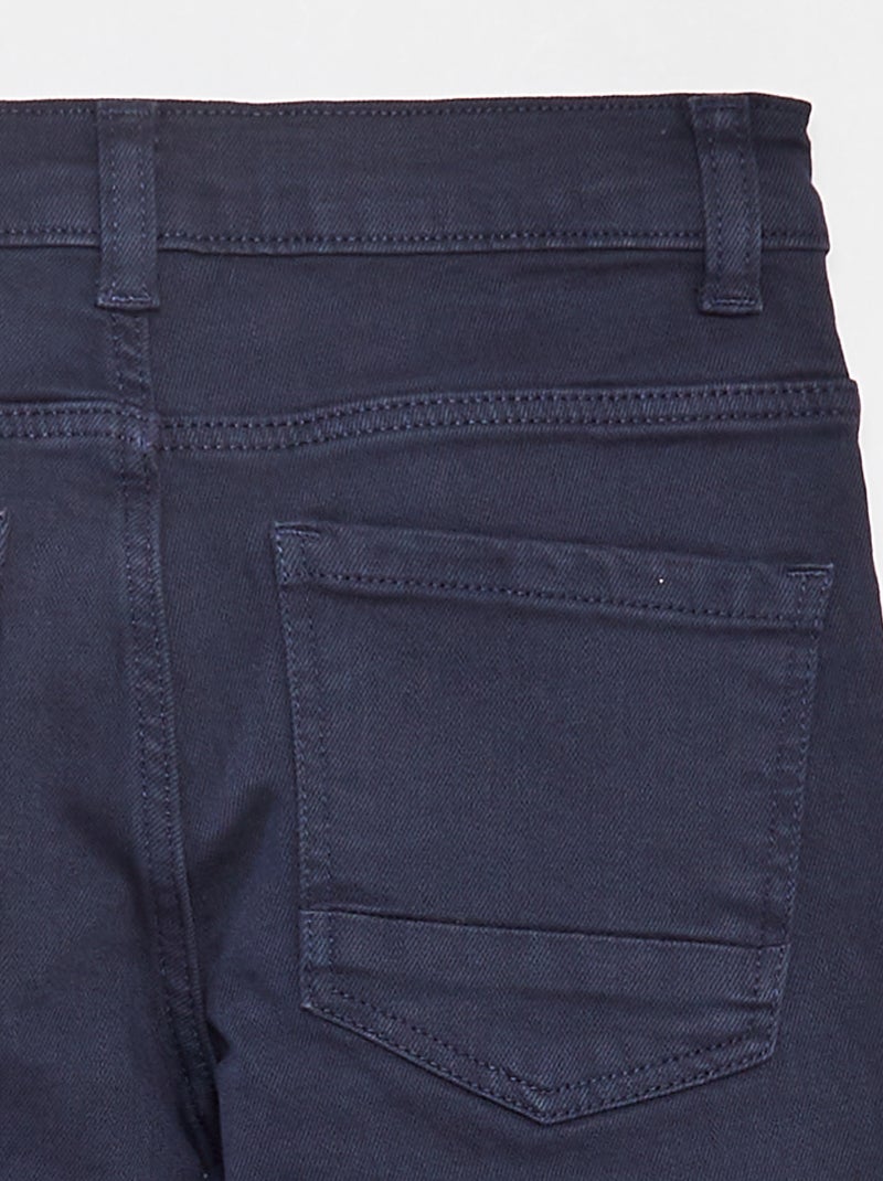 Calças de ganga slim com 5 bolsos Azul - Kiabi