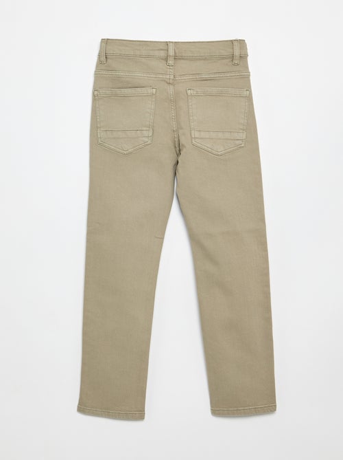 Calças de ganga slim com 5 bolsos - Kiabi