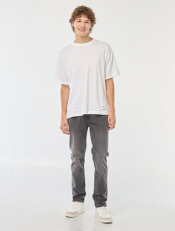 Calças de ganga slim com 5 bolsos