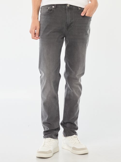 Calças de ganga slim com 5 bolsos - Kiabi