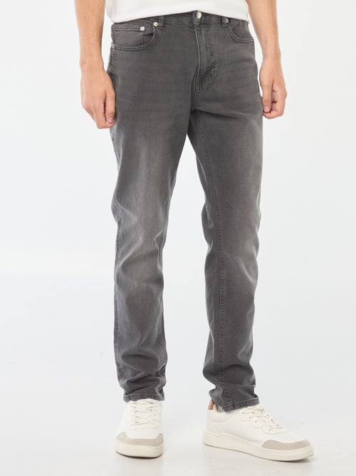 Calças de ganga slim com 5 bolsos - Kiabi