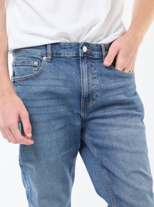 Calças de ganga slim com 5 bolsos - Kiabi