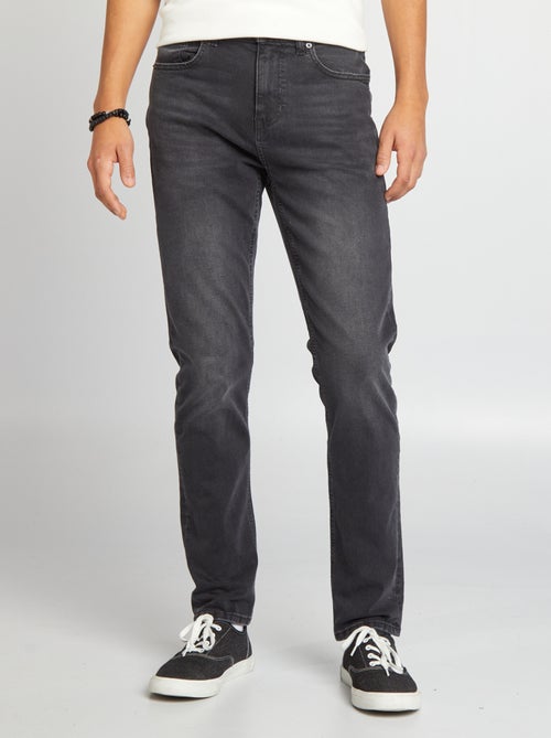 Calças de ganga slim com 5 bolsos - Kiabi