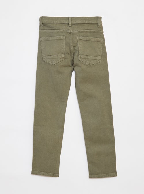 Calças de ganga slim com 5 bolsos - Kiabi