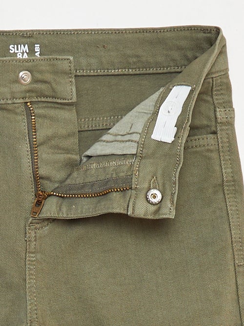 Calças de ganga slim com 5 bolsos - Kiabi