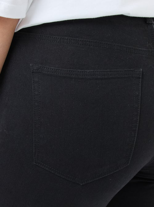 Calças de ganga slim com cintura subida - L32 - Kiabi