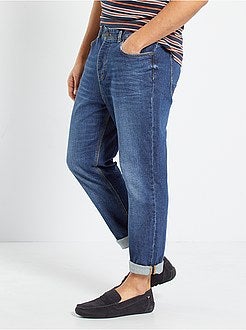 Calças de ganga slim com rasgões - Kiabi