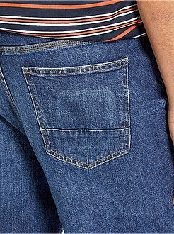 Calças de ganga slim com rasgões - Kiabi