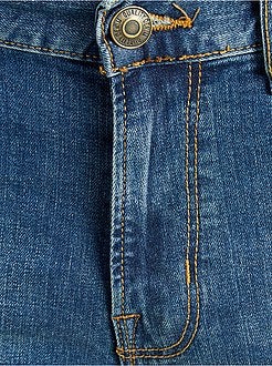 Calças de ganga slim concebidas ecologicamente L32 - Kiabi