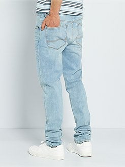 Calças de ganga slim concebidas ecologicamente L34 - Kiabi