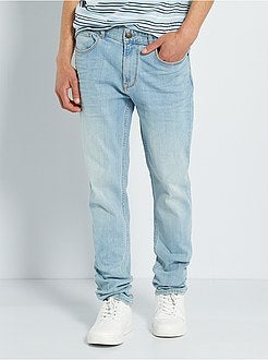 Calças de ganga slim concebidas ecologicamente L34 - Kiabi