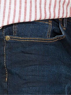 Calças de ganga slim concebidas ecologicamente L34 - Kiabi