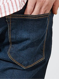 Calças de ganga slim concebidas ecologicamente L34 - Kiabi