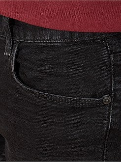 Calças de ganga slim concebidas ecologicamente L34 - Kiabi