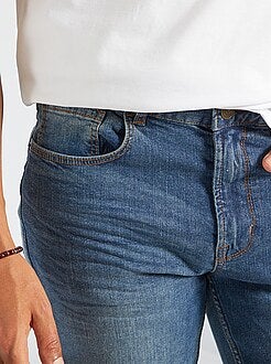 Calças de ganga slim concebidas ecologicamente L34 - Kiabi