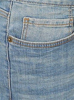 Calças de ganga slim concebidas ecologicamente L34 - Kiabi