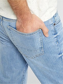 Calças de ganga slim de 'conceção ecológica' - Kiabi