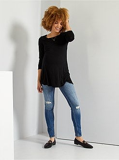 Calças de ganga slim de grávida L30 - Kiabi