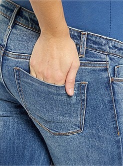 Calças de ganga slim de grávida L30 - Kiabi