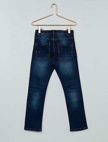 Calças de ganga slim deslavadas - Kiabi