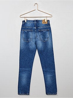 Calças de ganga slim destroy - Kiabi