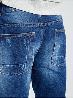 Calças de ganga slim destroy - Kiabi