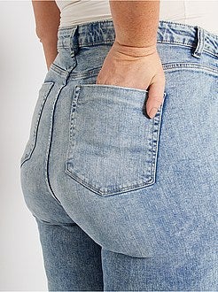 Calças de ganga slim destroy - Kiabi