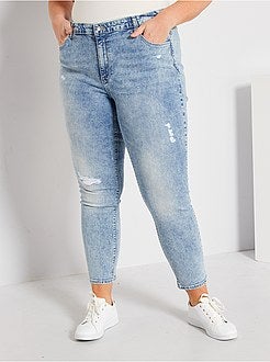 Calças de ganga slim destroy - Kiabi