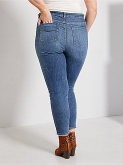 Calças de ganga slim destroy - Kiabi