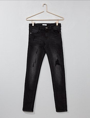 Calças de ganga slim destroy - Kiabi